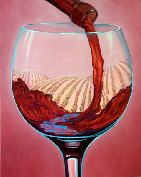 Картина вино