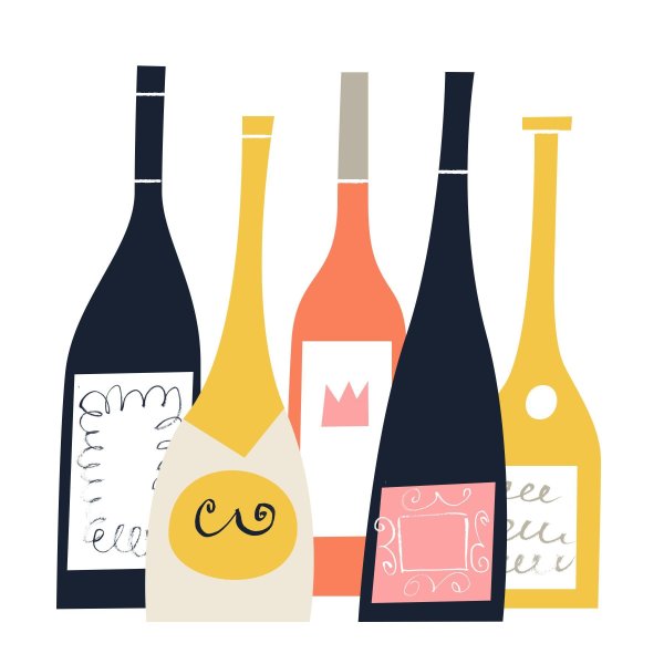 Вино иллюстрация