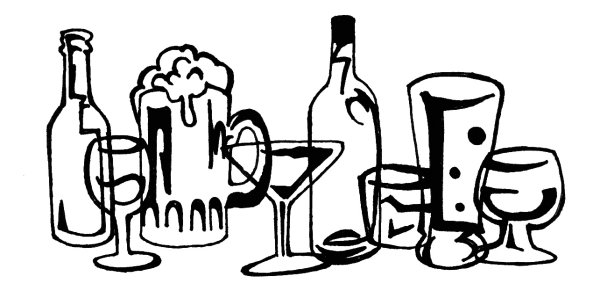 Алкоголь рисунок