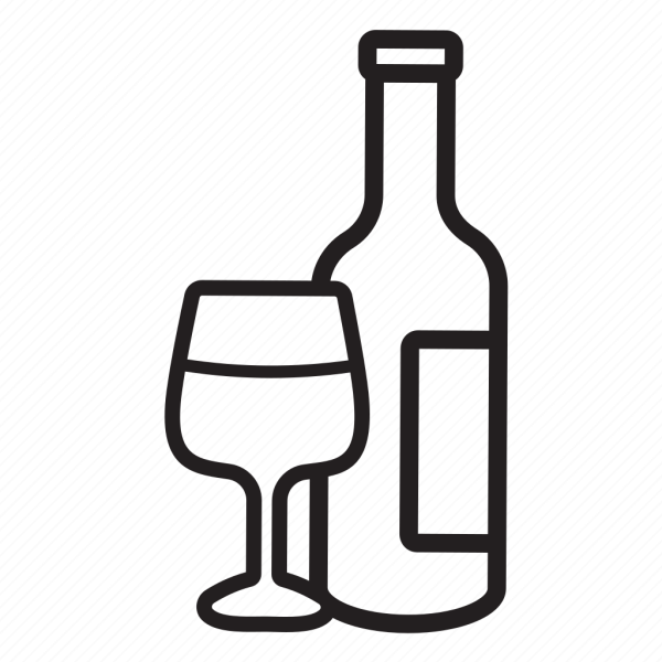 Нарисованный алкоголь