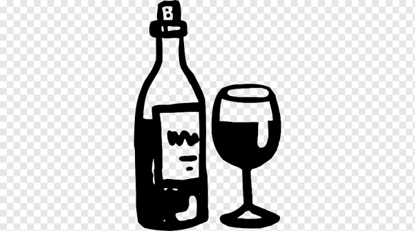 Алкоголь силуэт