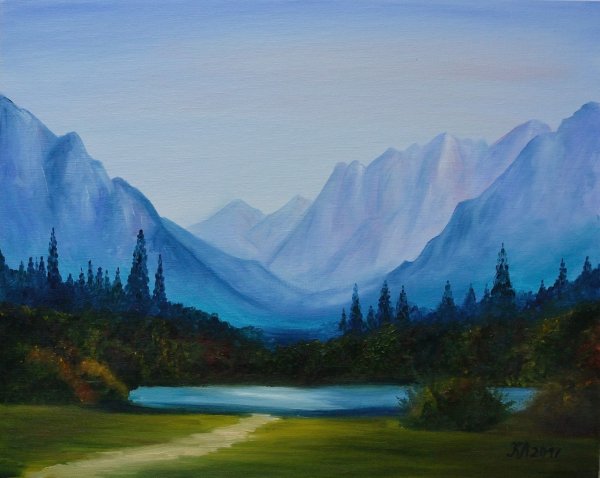 Лорен Карпентер горный пейзаж