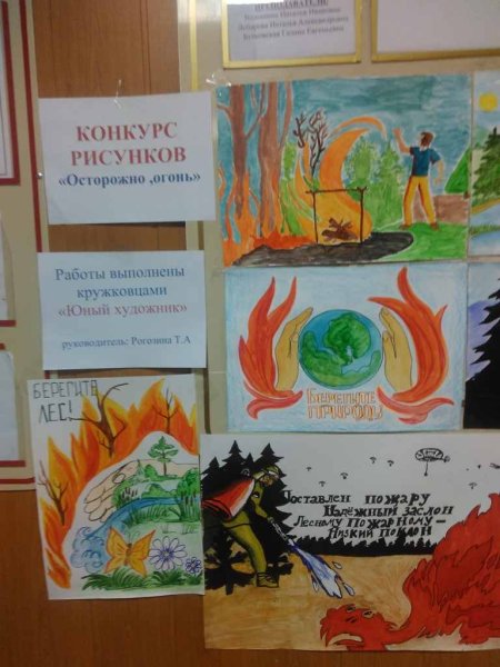 Рисунок на тему огонь