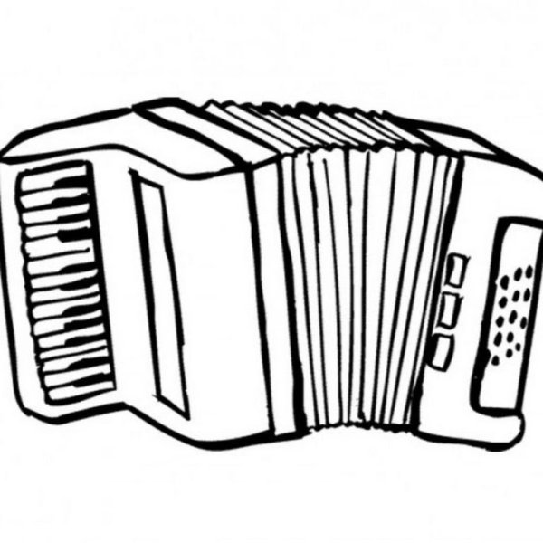 Аккордеон мультяшный