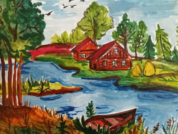 Деревенский пейзаж uefim