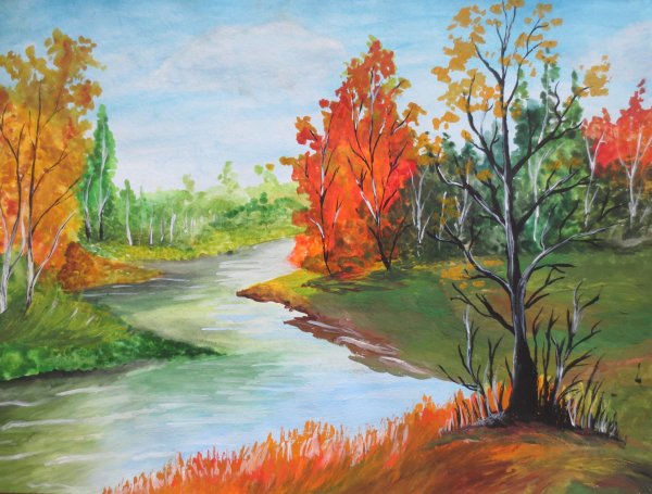 Рисунок на тему пейзаж