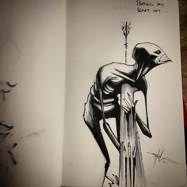 Шон Косс рисунки расстройства