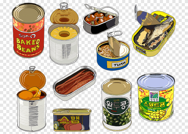 Продукты в консервных банках