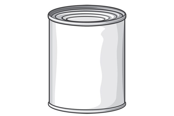 Нарисованная консервная банка