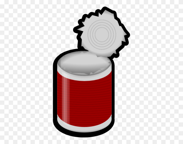 Жестяная банка мультяшная