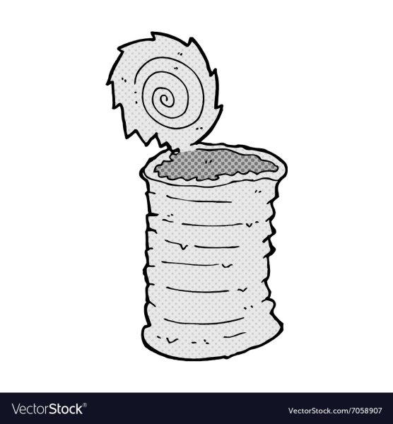 Консервные банки раскраска