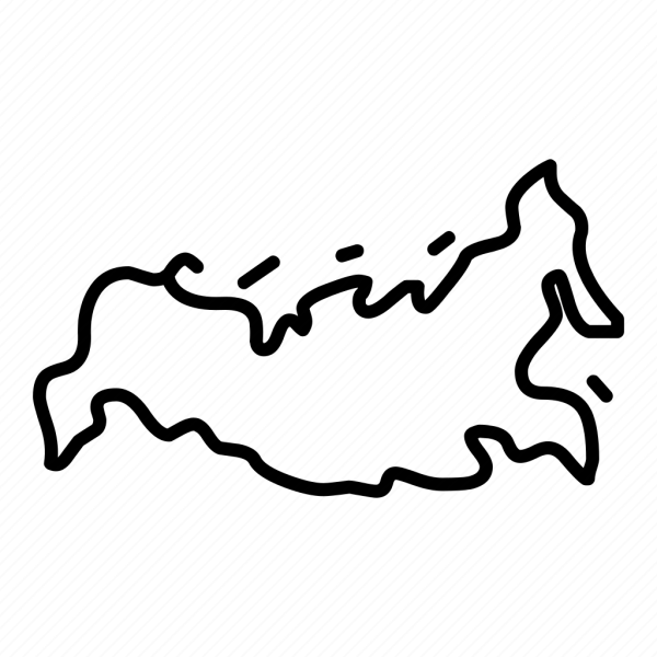 Контур России для детей