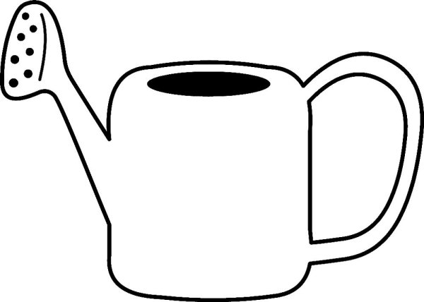 Лейка рисунок для детей