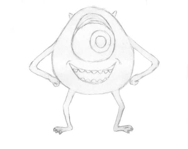 Майк Вазовский рисунок карандашом