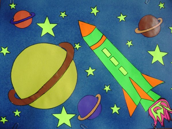 Рисование космос