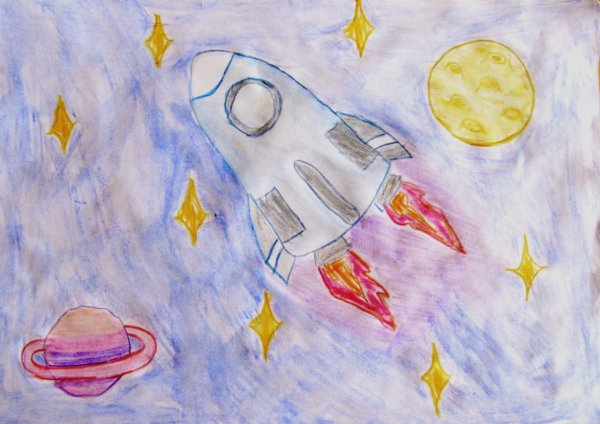 Рисунок на тему космос
