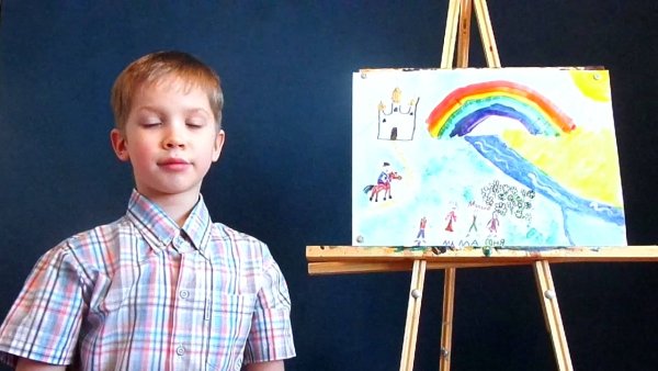 Иллюстрация к стихотворению рисунок Синявского