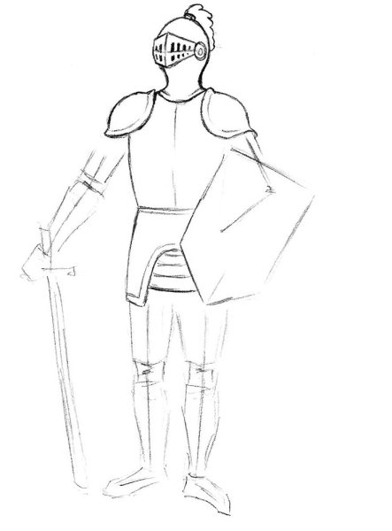 Рисование рыцарей