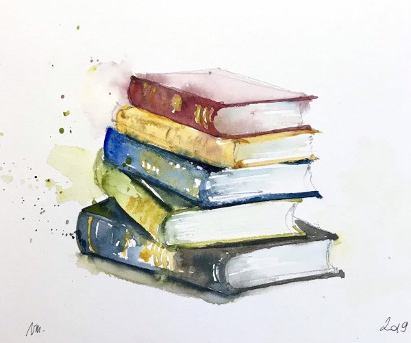 Иллюстрации акварелью книжные