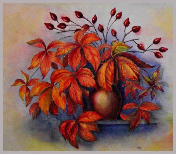 Осенний букет рисунок