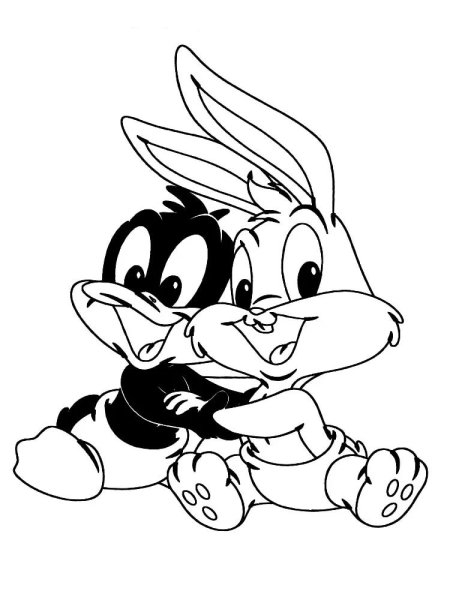 Мультяшные герои карандашом