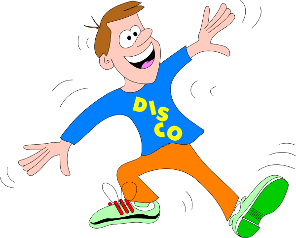 Танцующий человек мультяшный