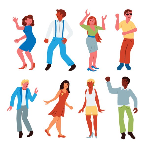 Танцующие люди