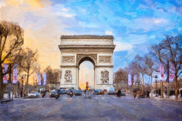 Триумфальная арка Наполеона в Париже