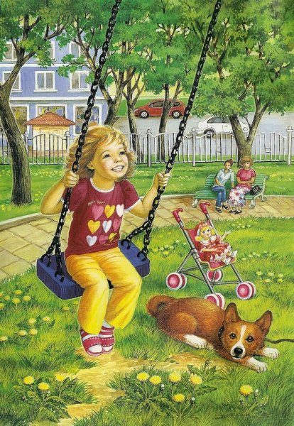 Летние иллюстрации для детей