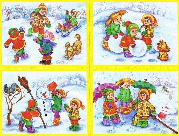 Составление рассказа по картинкам