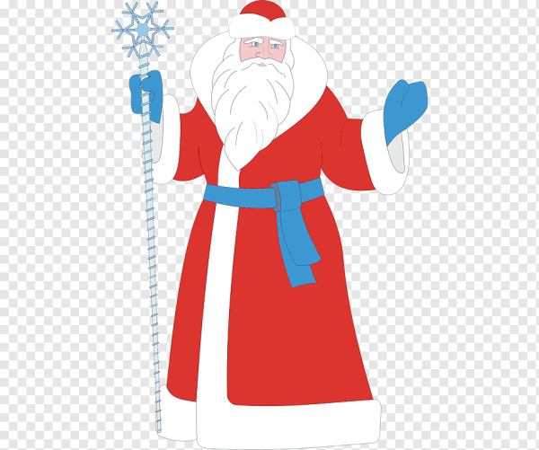 Мультяшный дед Морозик