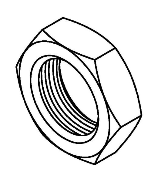 Гайка трафарет
