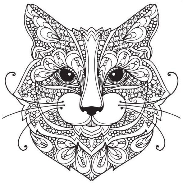 Раскраски сложные