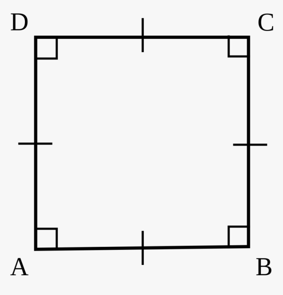 Чертеж квадрата