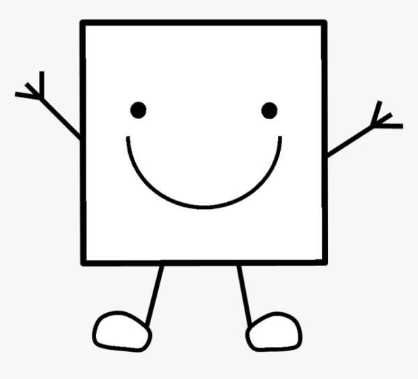 Квадрат раскраска для детей