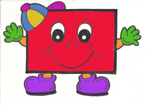 Веселые геометрические фигуры