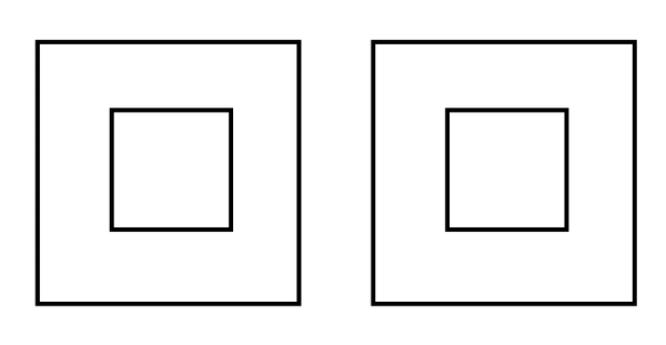Квадрат внутри квадрата