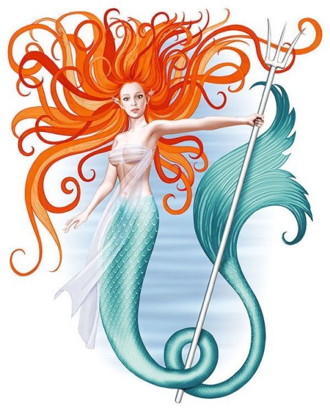 Русалки сирены раскраски