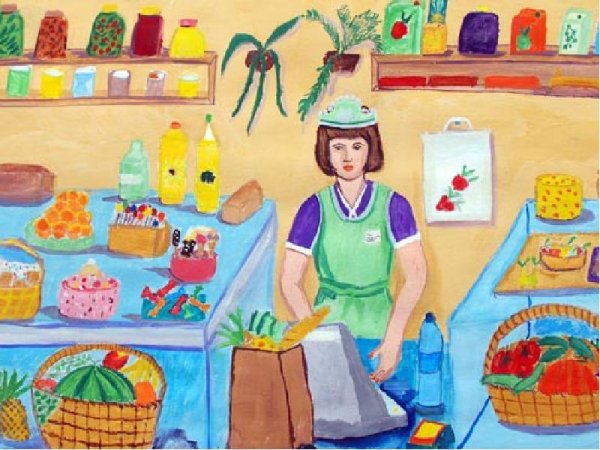 Векторные иллюстрации продавцы