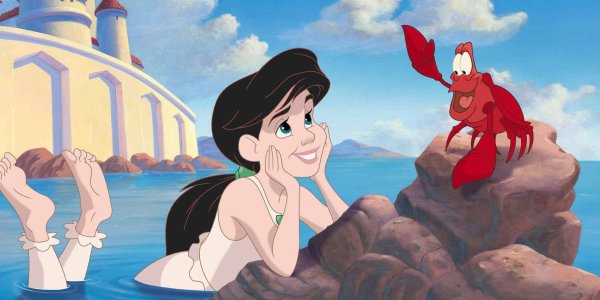 Раскраска Дисней Ариэль