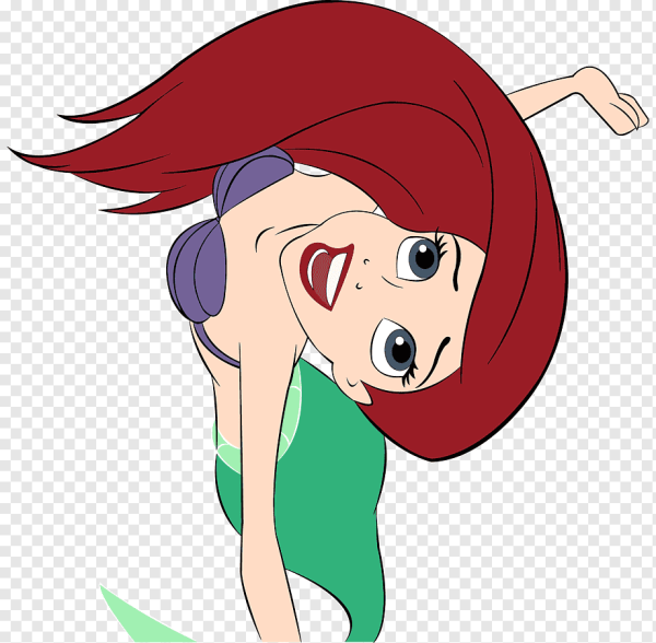 Русалка Ариэль Мелоди раскраска