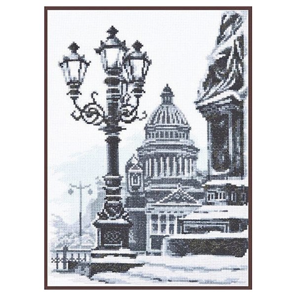 Акварель фонари и мостовые