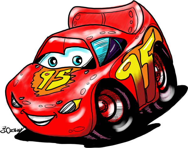 Молния Маккуин вектор