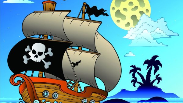 Остров сокровищ пиратский корабль