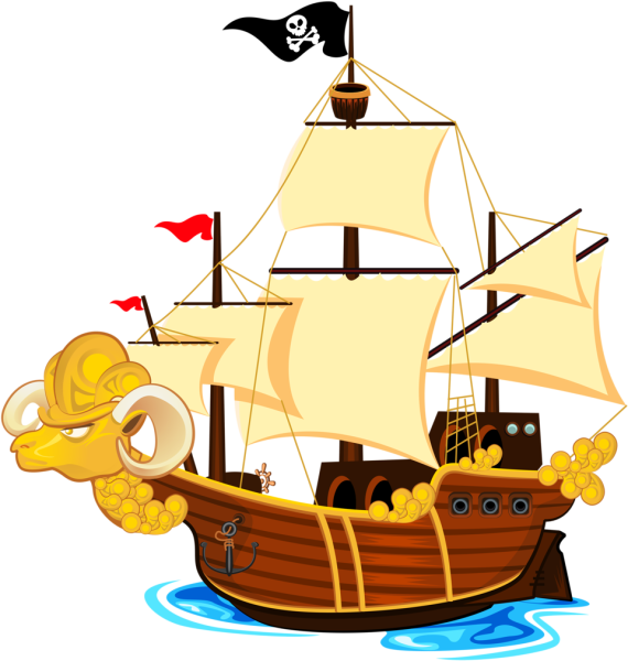 Пиратский корабль детский