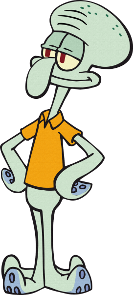 Спанч Боб герои Сквидвард