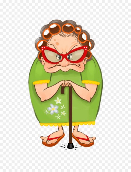 Бабка мультяшная