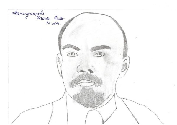 Эскиз портрета Ленина