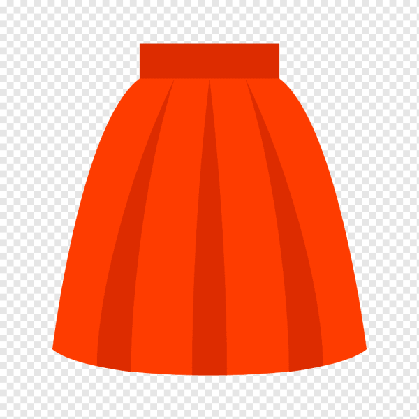 Юбка на прозрачном фоне