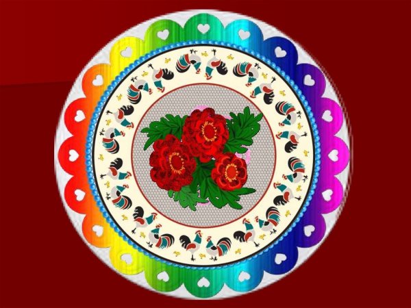 Расписные тарелки для детей